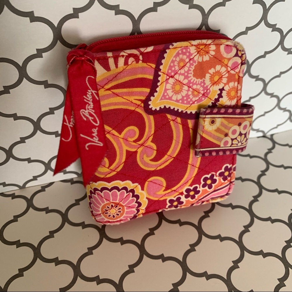 Vera Bradley Raspberry Fizz Wallet